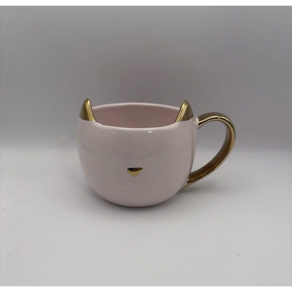 Pinky Up Chloe Cat Mug Cup Pink Purrrfect